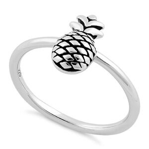 Sterling Silver Piña Ring Pineapple